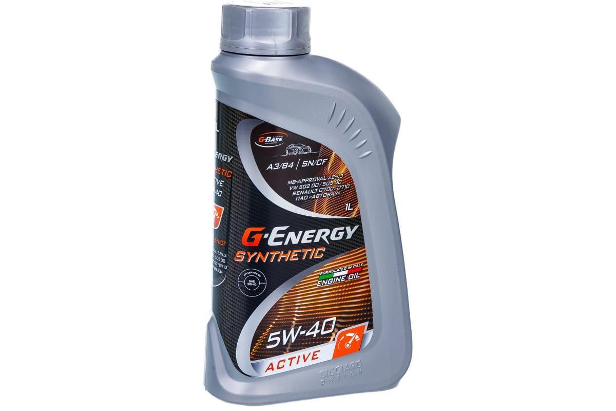 G-Energy Synthetic Active 5W-40 Масло моторное, Синтетическое, 1 л