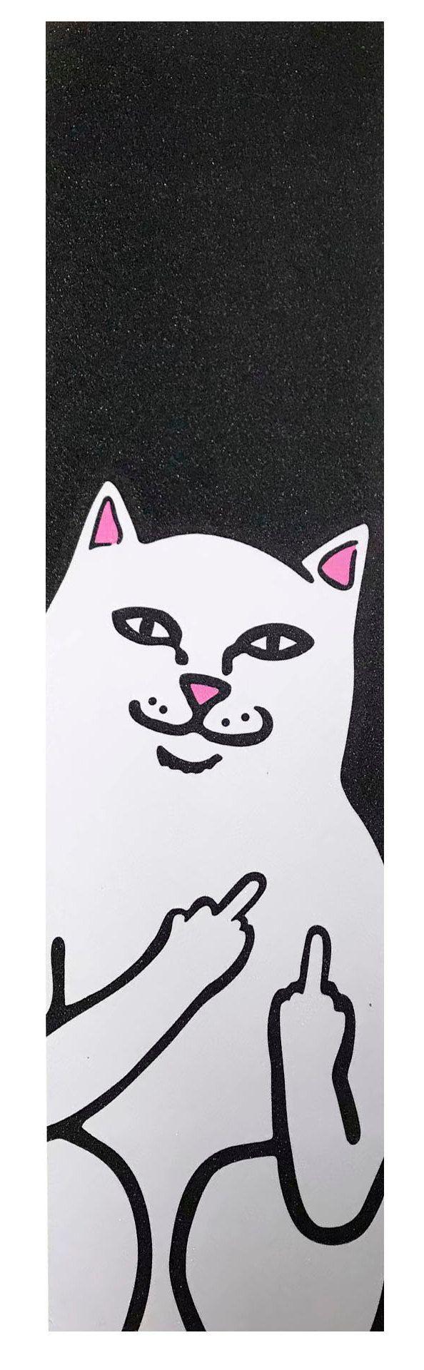 Шкурка для скейтборда / самоката / RipnDip Lord Nermal Grip Black 2022