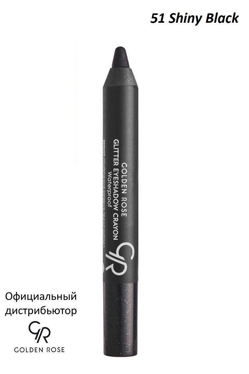 Golden Rose Водостойкие тени карандаш Glitter eyeshadow crayon тон 51 GRGECW-51/51