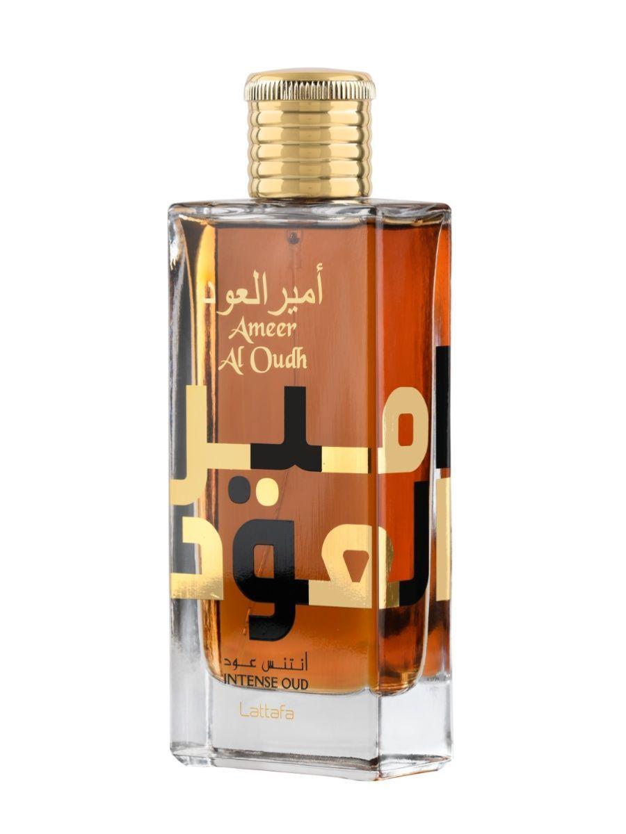 Lattafa Perfumes Ameer Al Oudh Intense Oud Парфюмерная вода восточная с ароматом костра, 100 мл