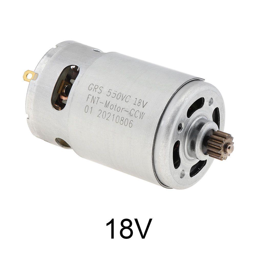 12 зубьев 18 V 21500 - 29000RPM RS550 DC Motor для электрической дрели / шуруповерта