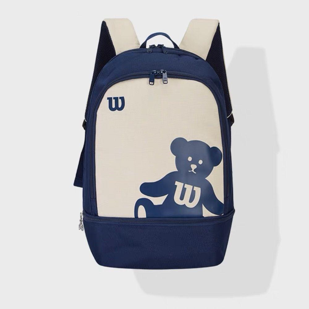 Теннисный рюкзак Wilson BEAR BACKPACK Navy/Natural CANVAS