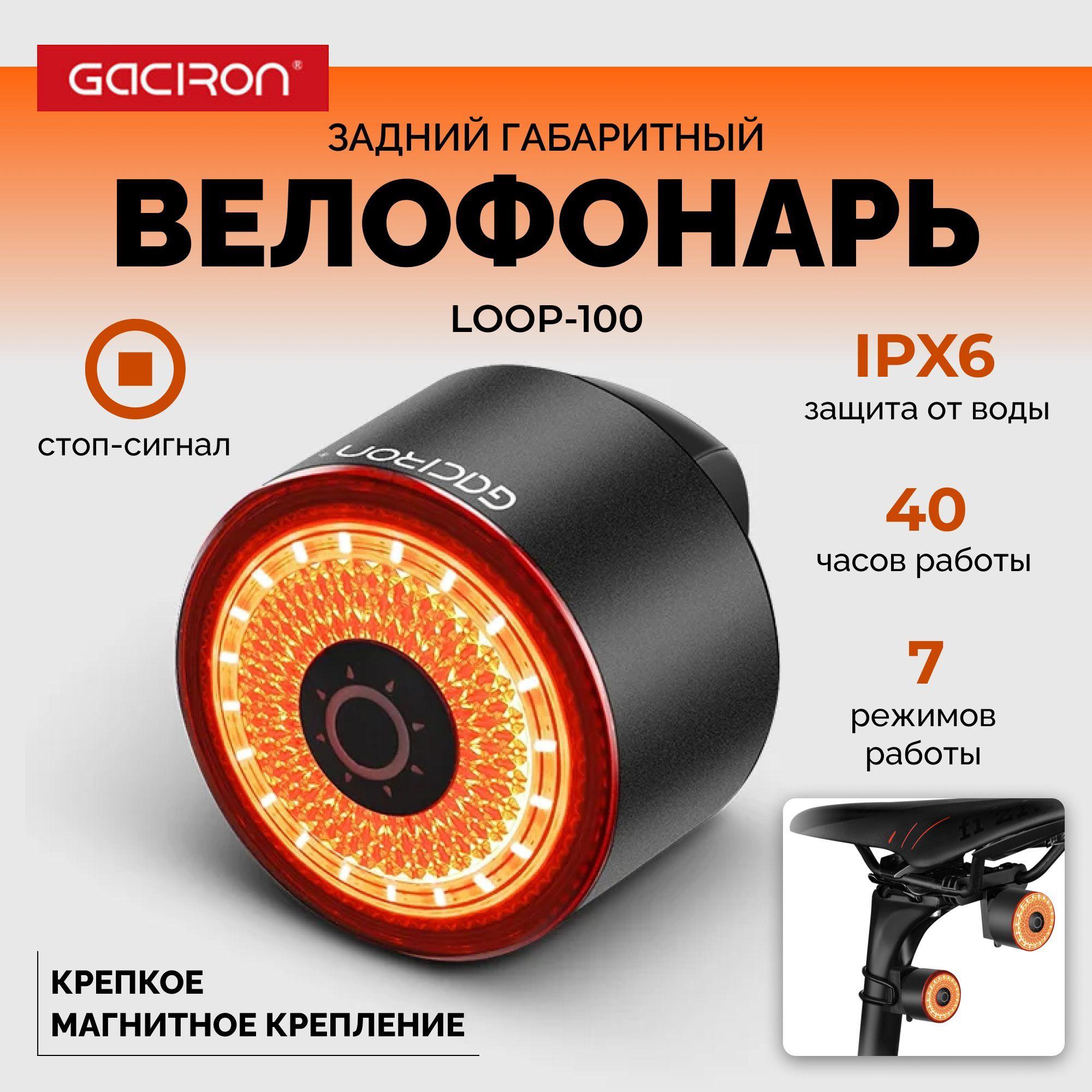 GACIRON Задний фонарь для велосипеда