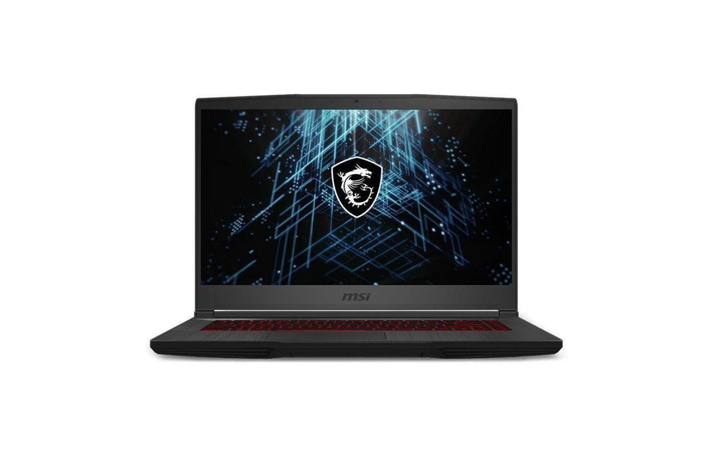 MSI GF63 Thin 12VE/9S7-16R821-637 Игровой ноутбук 15.6", Intel Core i5-12450H, RAM 16 ГБ, SSD 256 ГБ, NVIDIA GeForce RTX 4050 для ноутбуков (6 Гб), Без системы, (GF63 Thin 12VE/9S7-16R821-637), черный