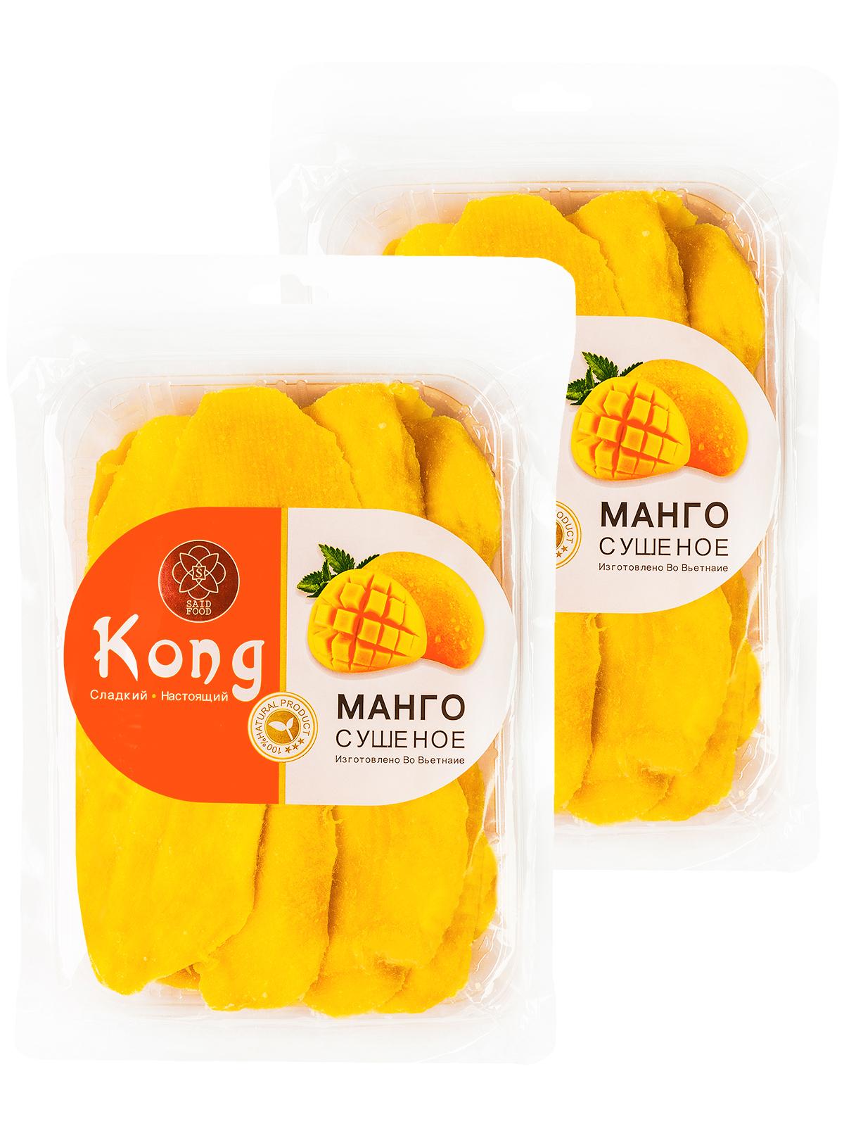 Манго сушеное 1 кг, Kong PREMIUM, полезный продукт и экзотический, натуральный с витаминами, кусочками за 1 рубль