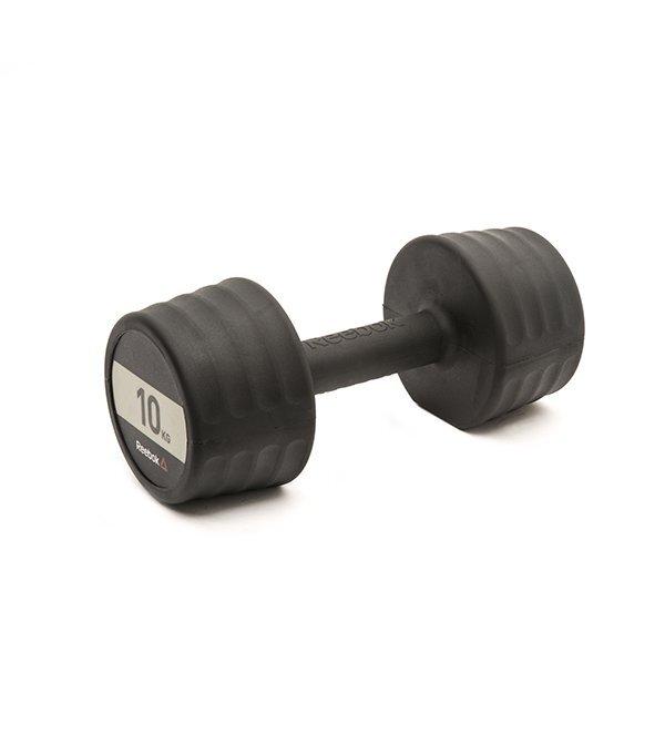 Гантели обрезиненные REEBOK Dumbbell, пара 2шт. по 10 кг