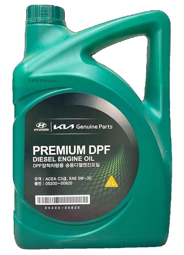 Hyundai PREMIUM DPF DIESEL 5W-30 Масло моторное, Синтетическое, 6 л