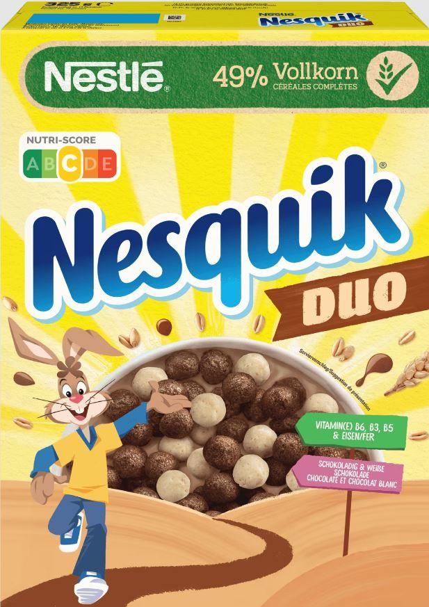 Сухой завтрак Nesquik DUO Шоколадные шарики 330 гр.