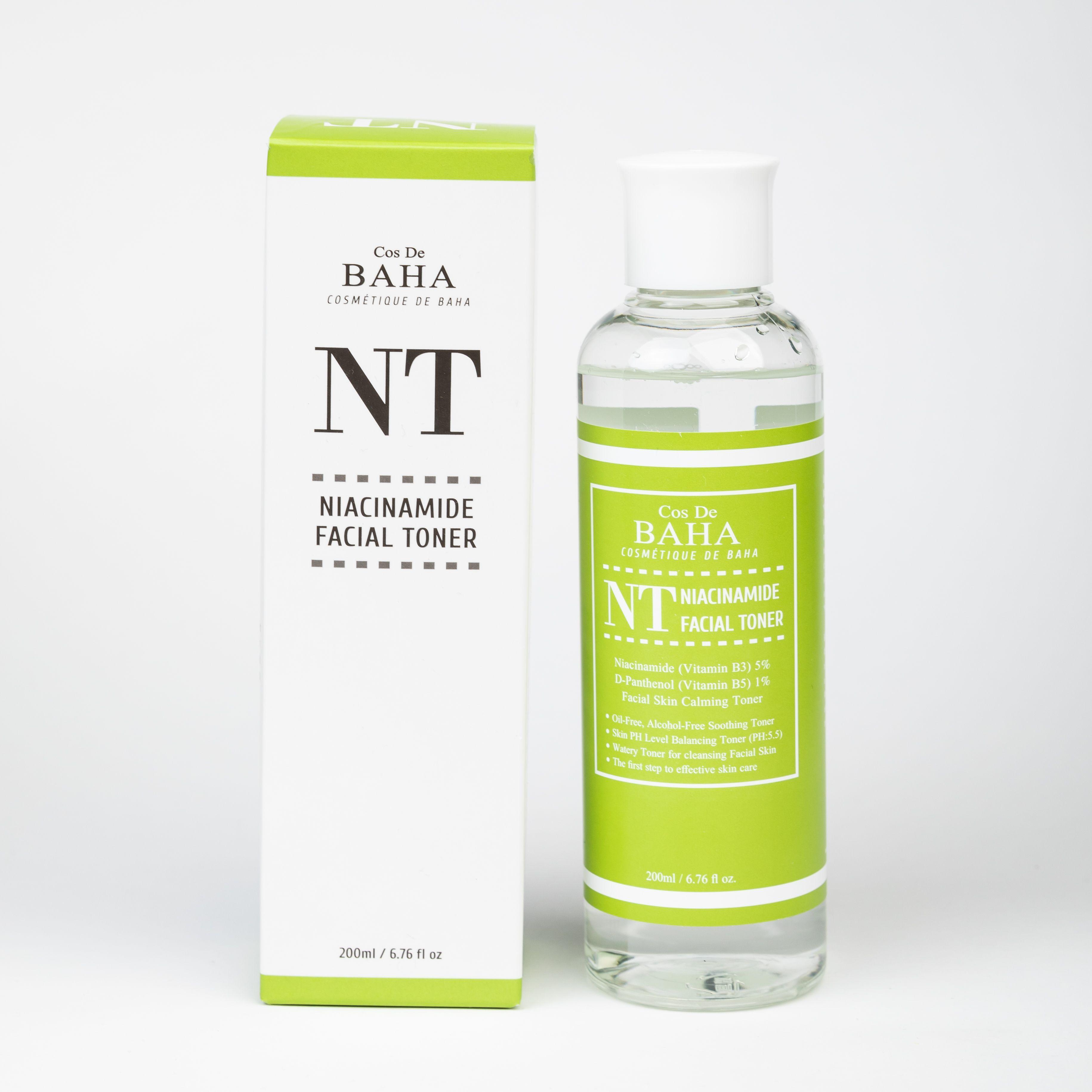 Тонер для проблемной кожи с ниацинамидом Cos De Baha Nt Niacinamide Toner, 200 мл