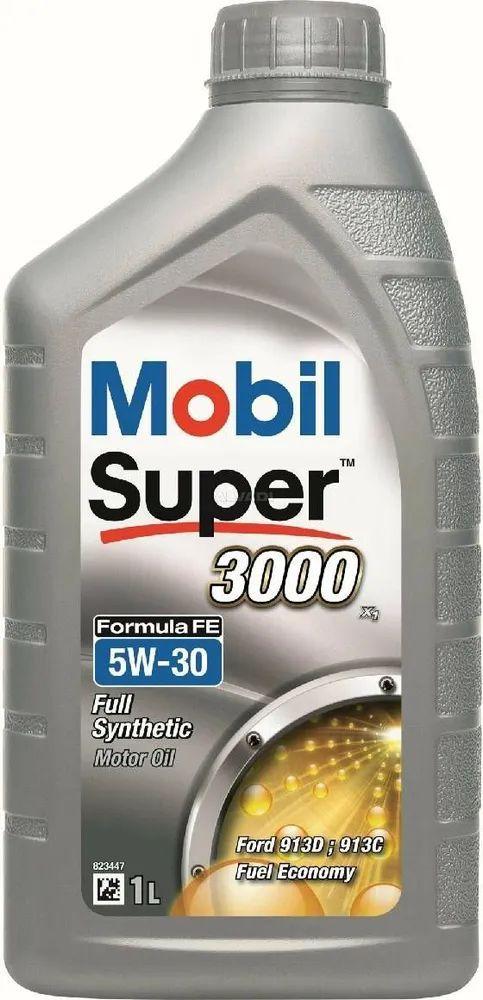 MOBIL SUPER 3000 FORMULA FE 5W-30 Масло моторное, Синтетическое, 1 л