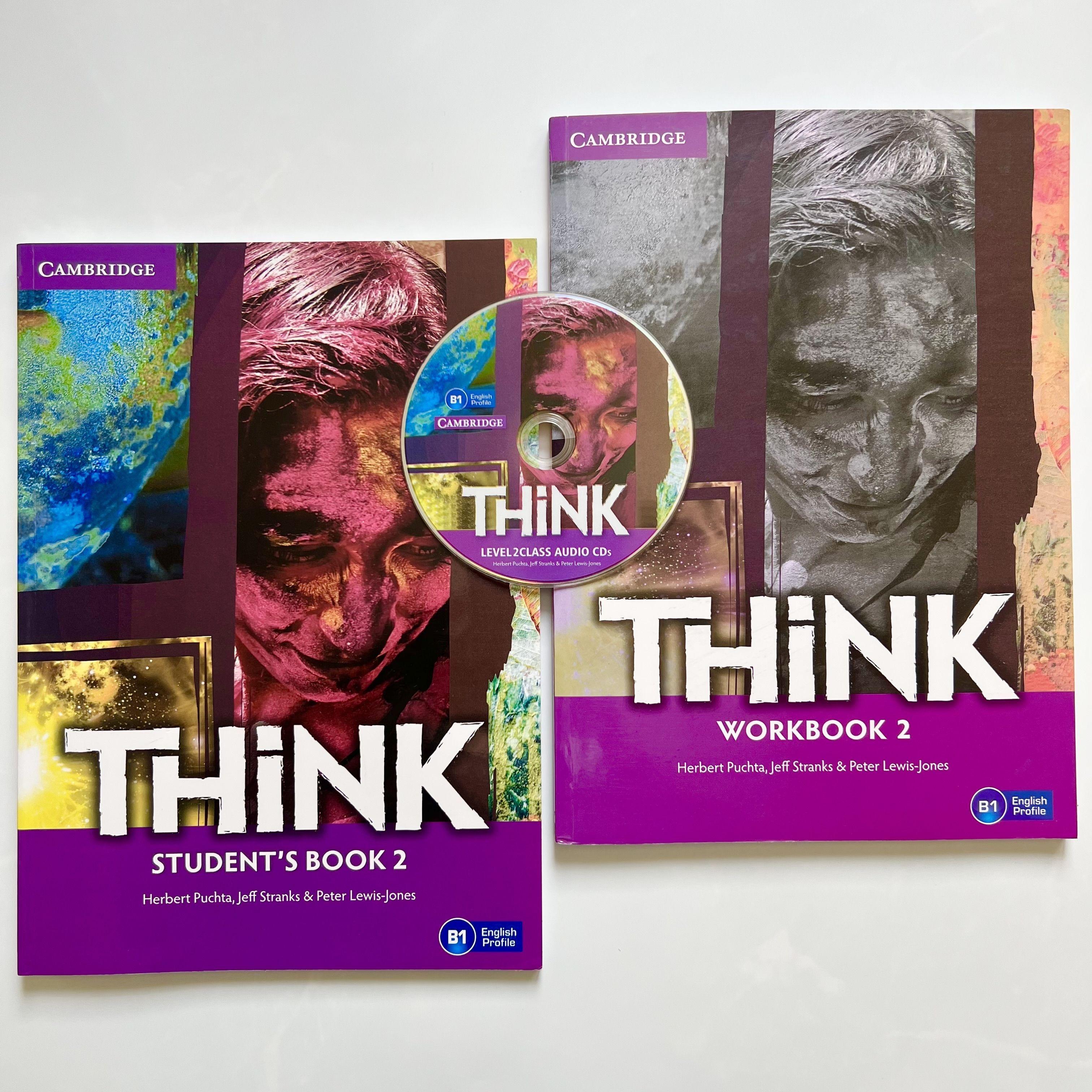 Think 2 комплект. Student's Book and Workbook (учебник + рабочая тетрадь)+CD диск | Herbert Puchta