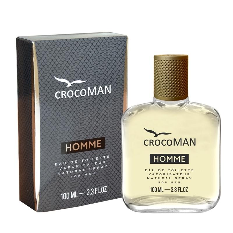 Духи Delta PARFUM / Туалетная вода мужская CrocoMAN Homme, 100 мл/Мужской парфюм 100 мл