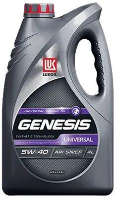 ЛУКОЙЛ (LUKOIL) GENESIS UNIVERSAL 5W-40 Масло моторное, Полусинтетическое, 4 л