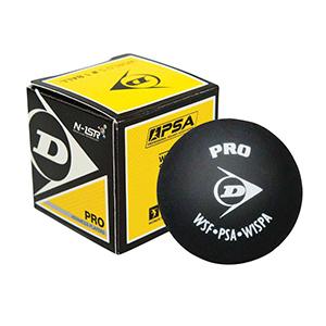 Мячи для сквоша Dunlop 2-Yellow Pro x1