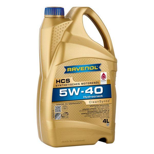 RAVENOL HCS 5W-40 Масло моторное, Синтетическое, 4 л