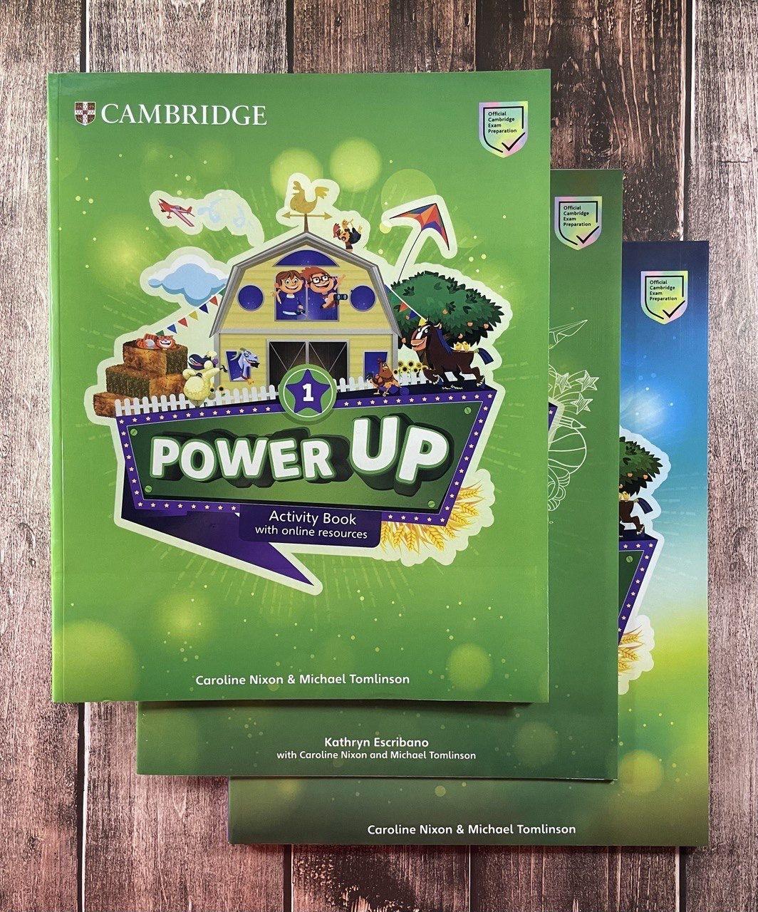 Power Up 1. Pupil's Book, Activity Book and Home Booklet + CD.