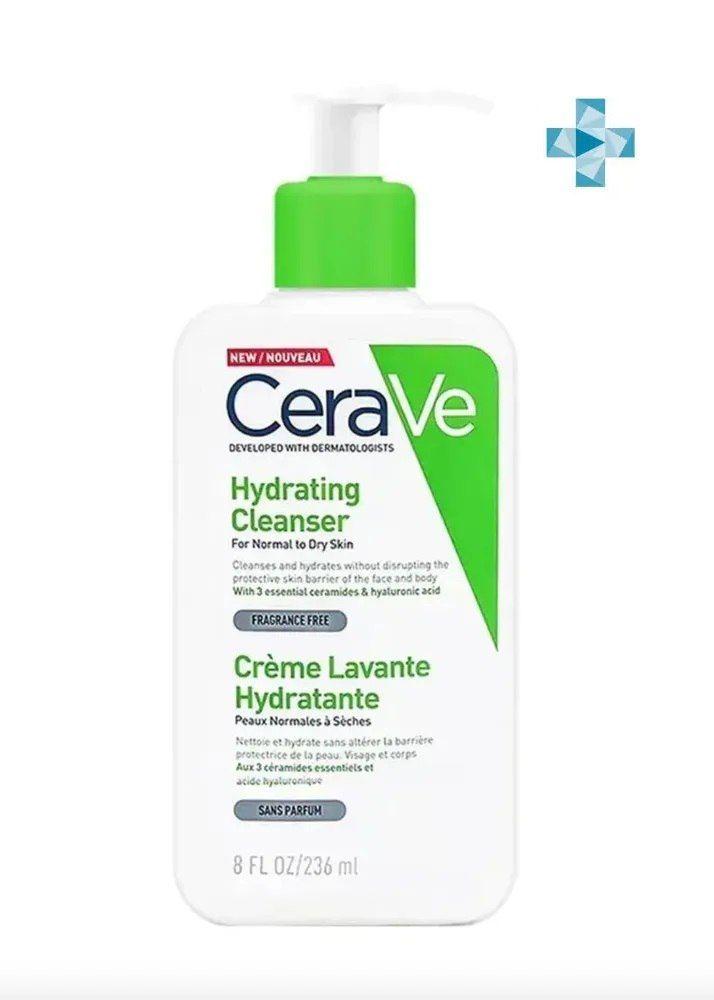 Очищающий крем-гель CeraVe Hydrating Cleanser для лица и тела