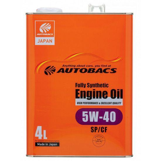 Autobacs ENGINE OIL FULLY SYNTHETIC 5W-40 Масло моторное, Синтетическое, 4 л