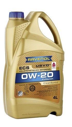 RAVENOL 0W-20 Масло моторное, Синтетическое, 4 л