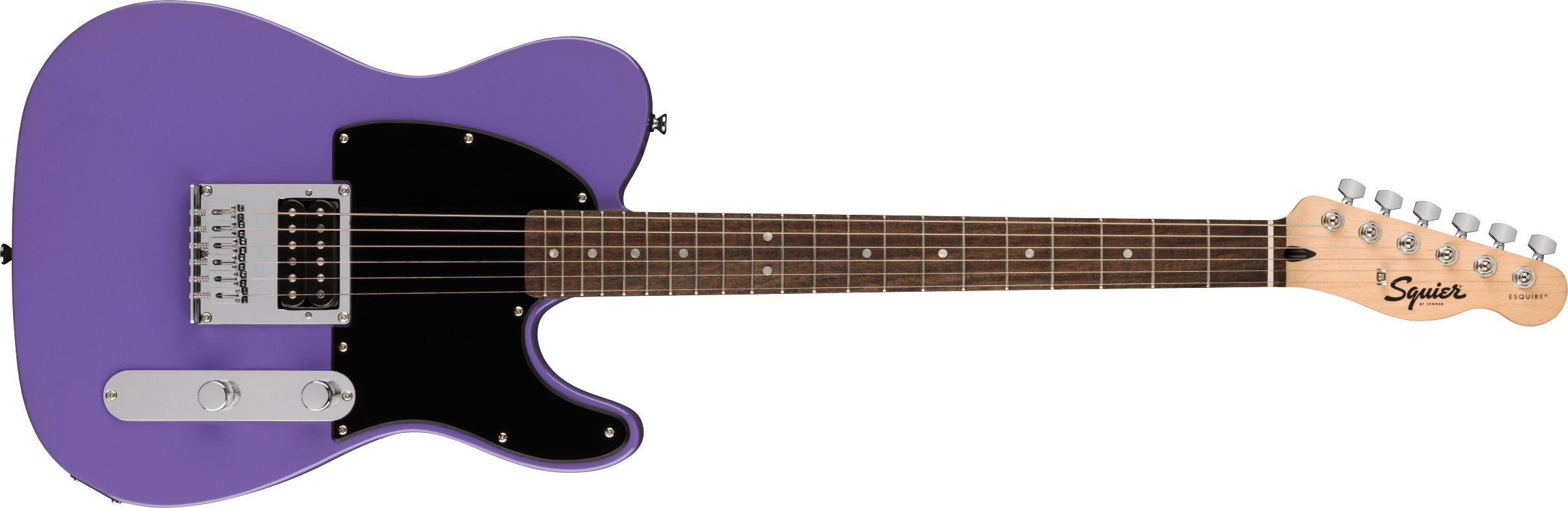 Squier by Fender Электрогитара Sonic Esquire H, Laurel Fingerboard, Ultraviolet 6-струнная, корпус Тополь 4/4