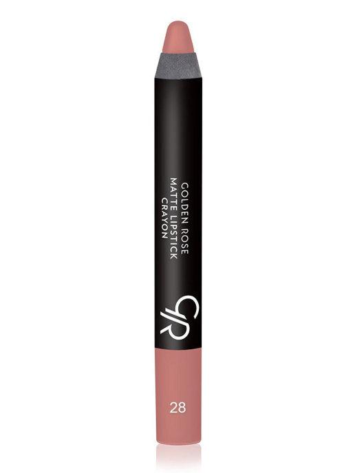 Golden Rose Помада-карандаш MATTE LIPSTICK CRAYON тон 28 MLC-10/28