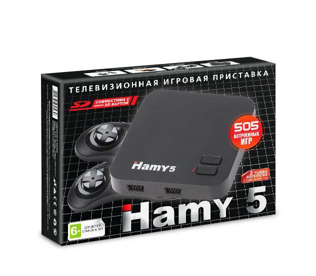 Игровая приставка HAMY 5  (+ 505 игр) черная коробка