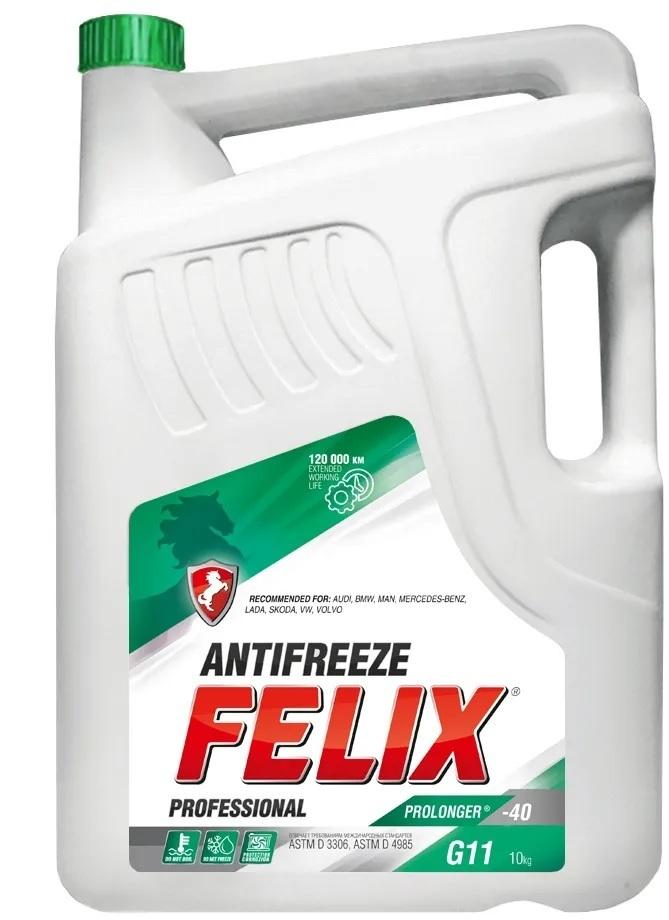 Антифриз FELIX Prolonger G11, -40C, 10кг