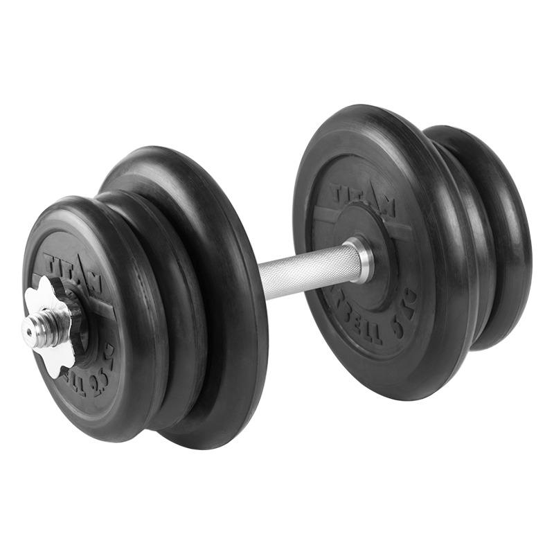 Гантель разборная 22 кг TITAN Barbell - d26, Комплектация №1 с железной ручкой