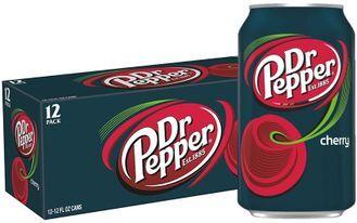 Газированный напиток Dr.Pepper Cherry (Доктор Пеппер) 12 шт * 355 мл, США