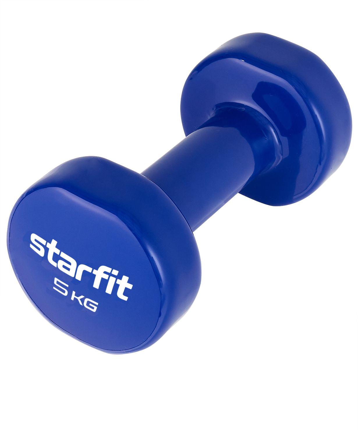 Starfit Гантели, 1 шт. вес 1 шт: 5 кг