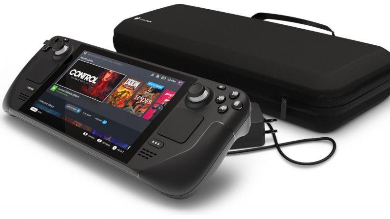 Игровая портативная консоль Valve Steam Deck LCD 1TB + дополнительный чехол