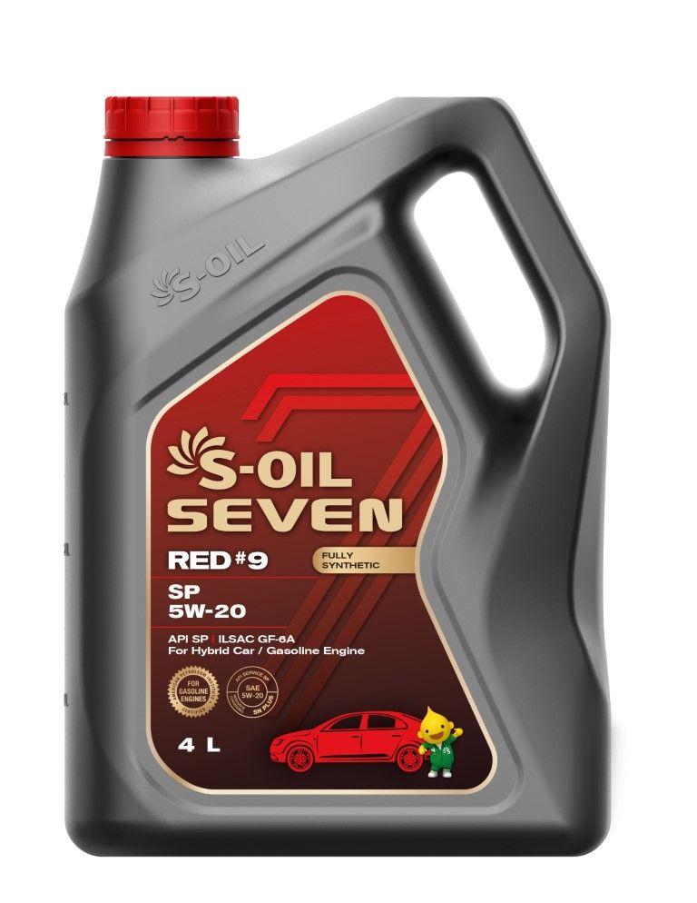 S-OIL SEVEN RED #9 SP 5W-20 Масло моторное, Синтетическое, 4 л