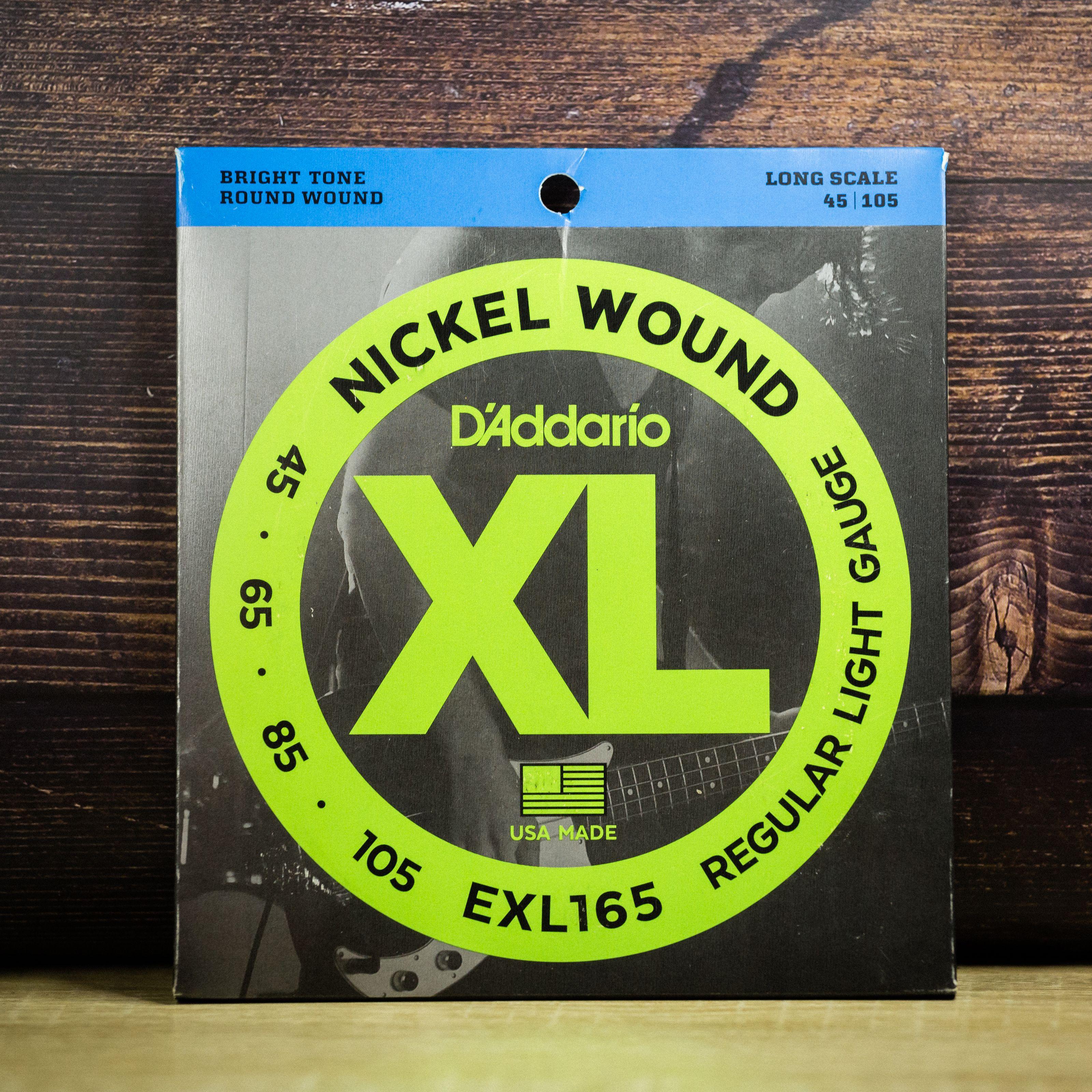 Струны для бас-гитары D'addario XL165, 45-105