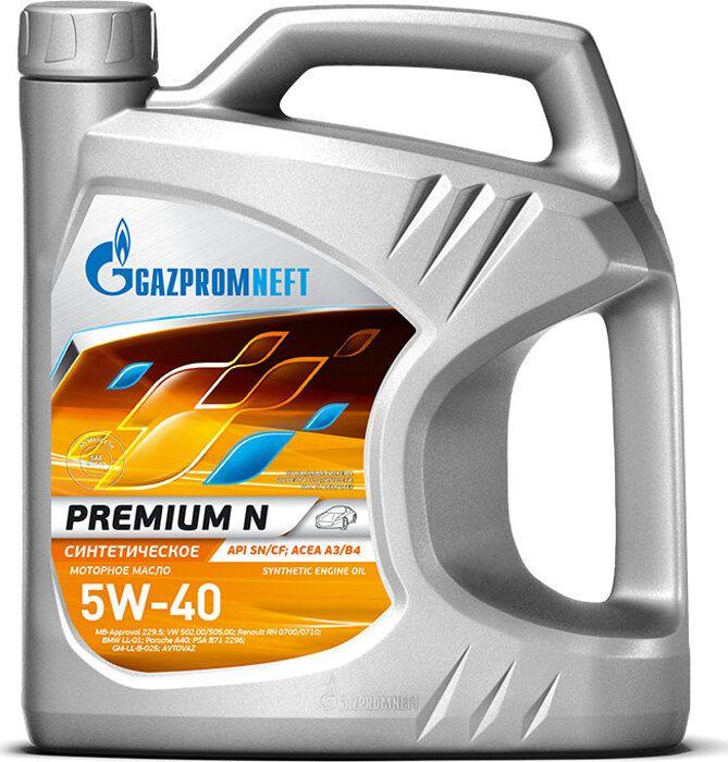 Gazpromneft Premium N 5W-40 Масло моторное, Синтетическое, 5 л