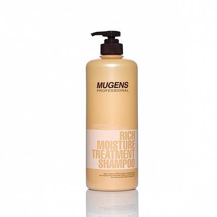 Welcos Mugens Шампунь для волос Rich Moisture Treatment Shampoo, 1000мл