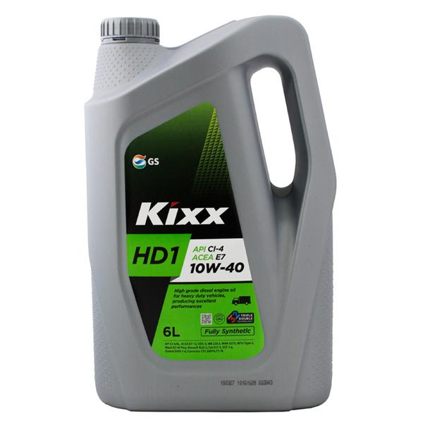 Kixx HD1 CI-4/SL 10W-40 Масло моторное, Полусинтетическое, 6 л