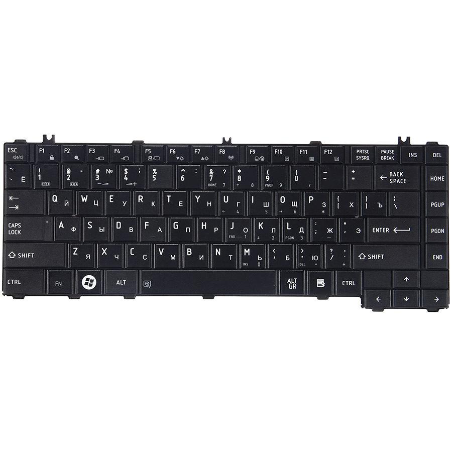 Клавиатура для Toshiba Satellite L735, L635, L630, C600, L600 (NSK-TM0GV, 9Z.N4VGV.00R)