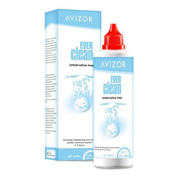 Avizor раствор пероксидный Ever Clean 225 мл + 30 таблеток + контейнер для линз