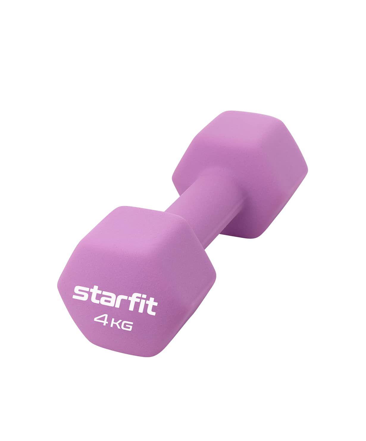 Starfit Гантели, 1 шт. вес 1 шт: 4 кг