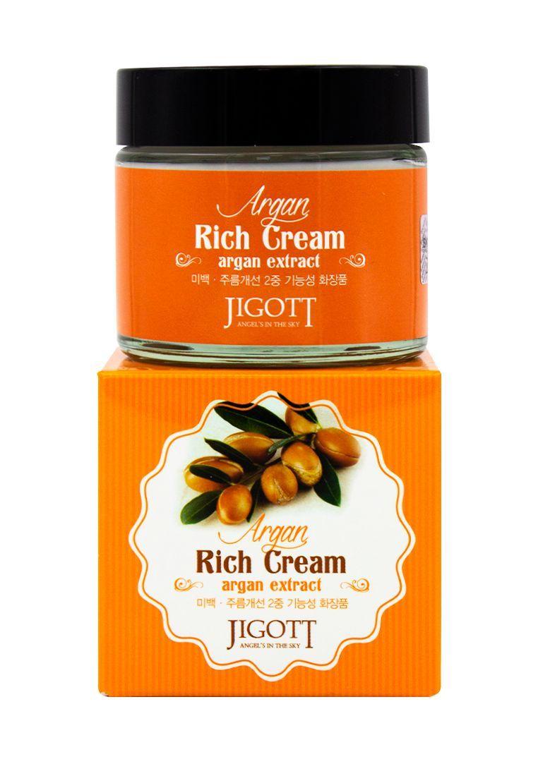 JIGOTT Крем для лица аргановое масло Argan oil Rich Cream, 70мл