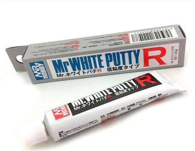 Грунт-шпаклевка белая 25гр. MR.HOBBY Mr.White putty R, P-123