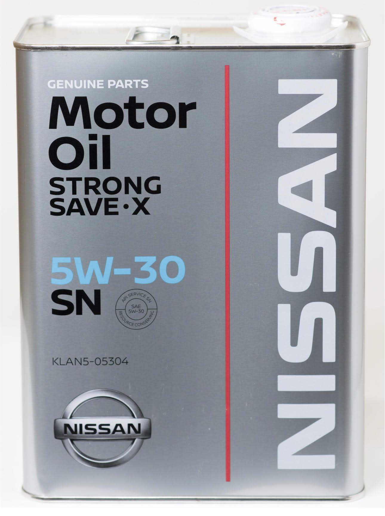 Nissan Motor Oil Strong Save-X 5W-30 Масло моторное, Синтетическое, 4 л