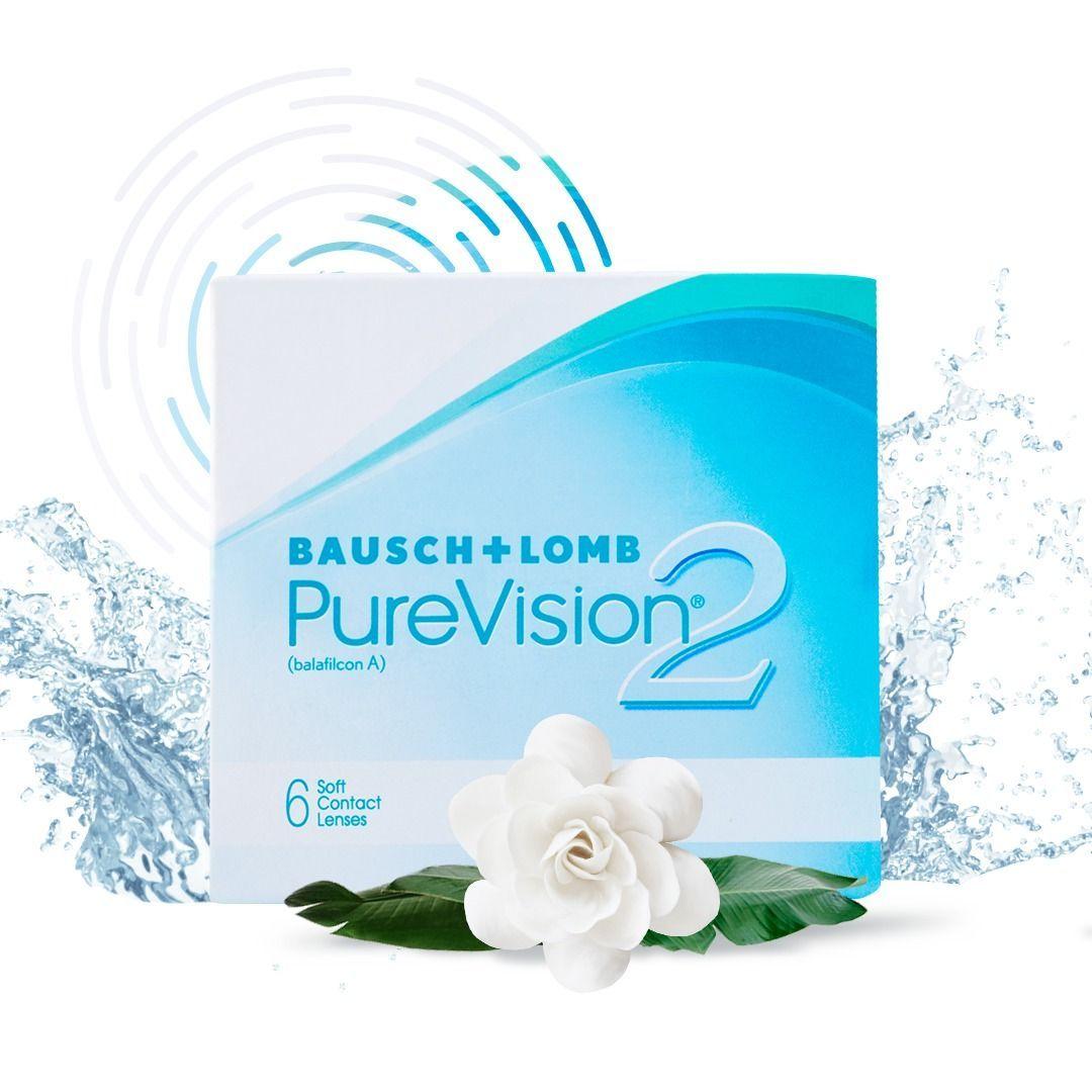 Контактные линзы плановой замены PureVision 2 HD, 6 шт. R: 8.6, D: -5.75