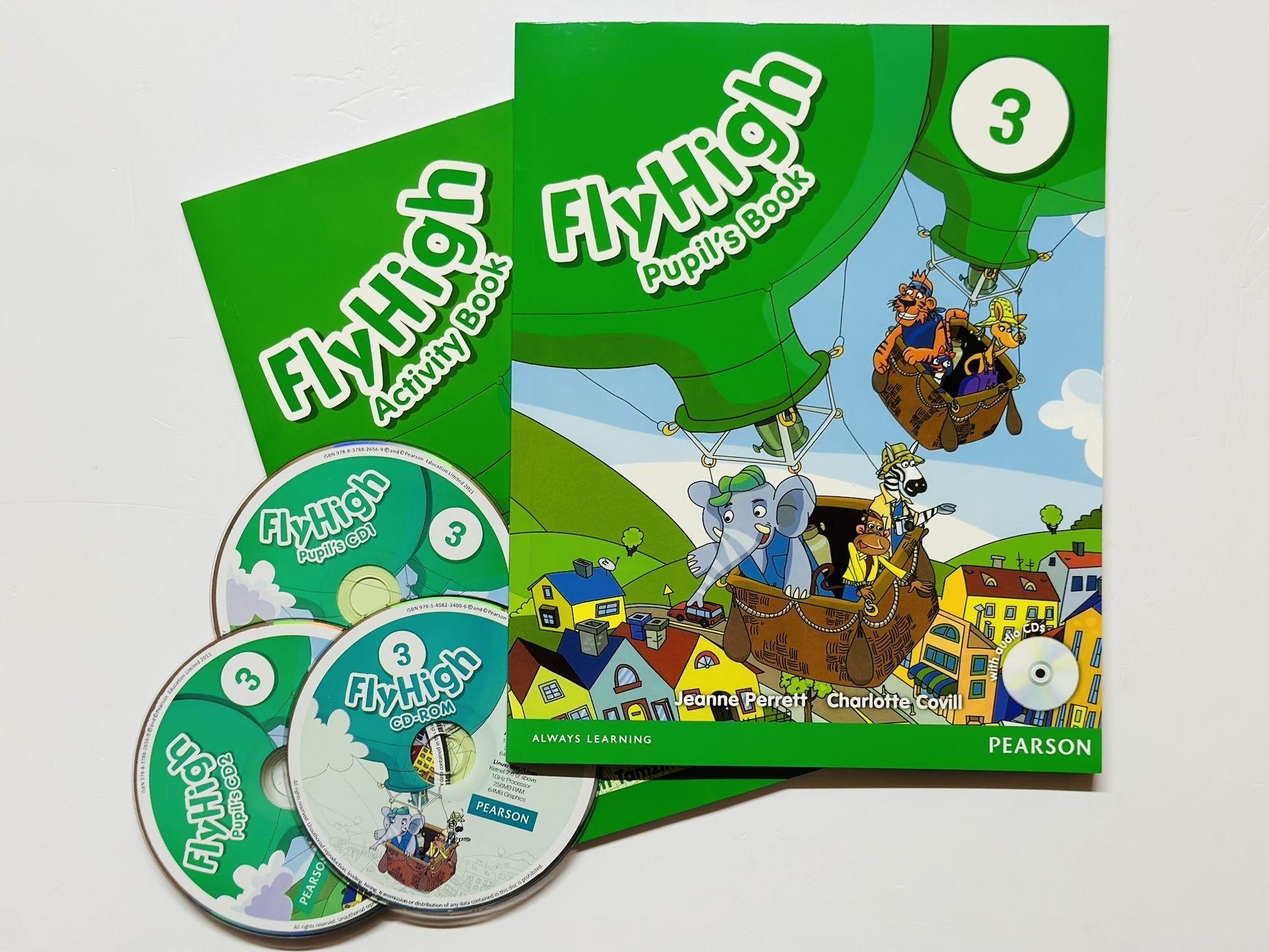 Комплект Fly High 3, Pupil's Book+Activity Book+CD | Kozanoglou Danae