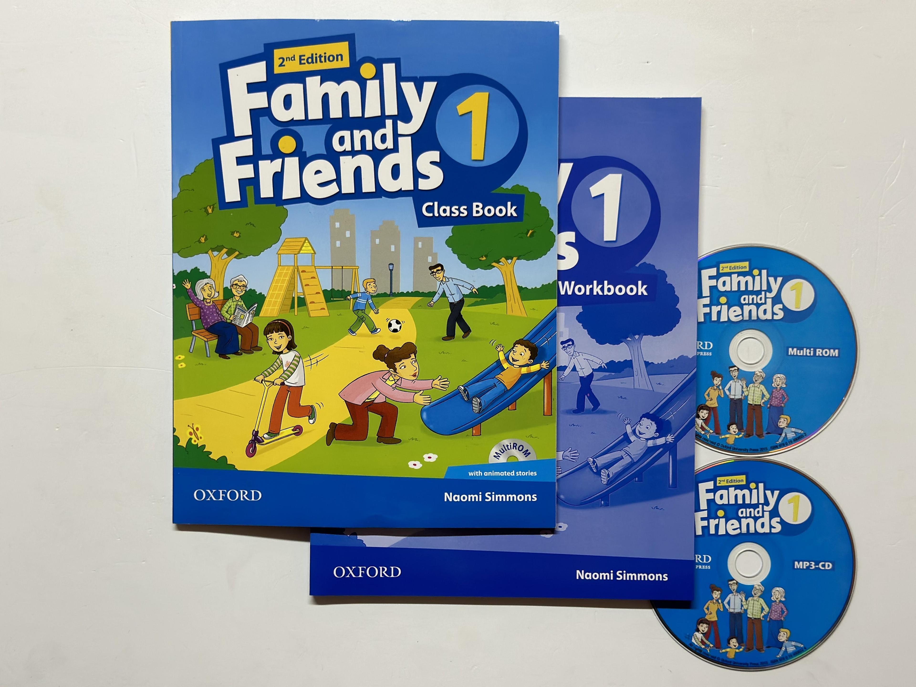 Комплект Family and Friends 1 (2nd edition) Class Book + Workbook + CD