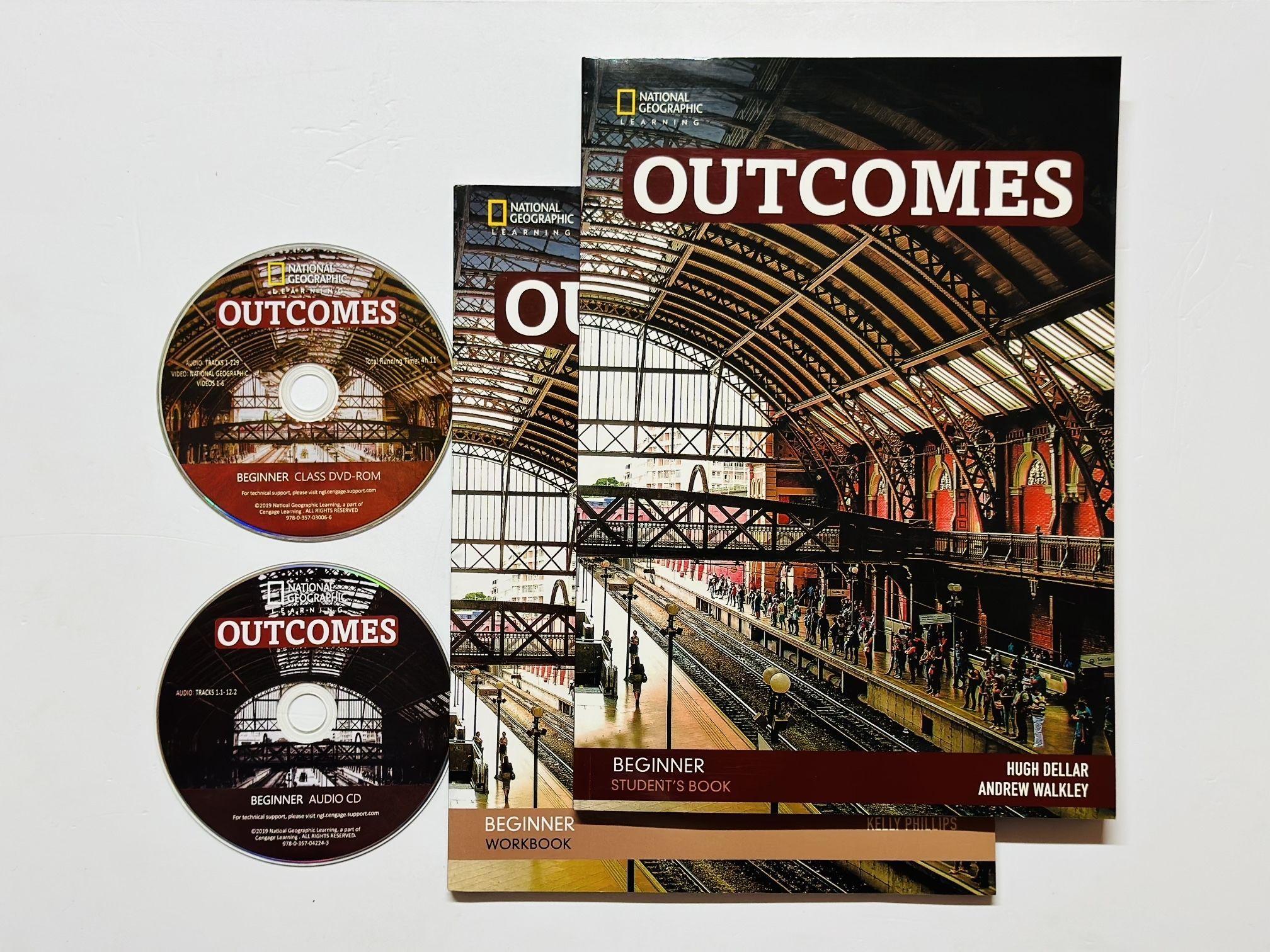 Outcomes Beginner Second Edition, Второе Издание: Student's book + Workbook + CD+ DVD