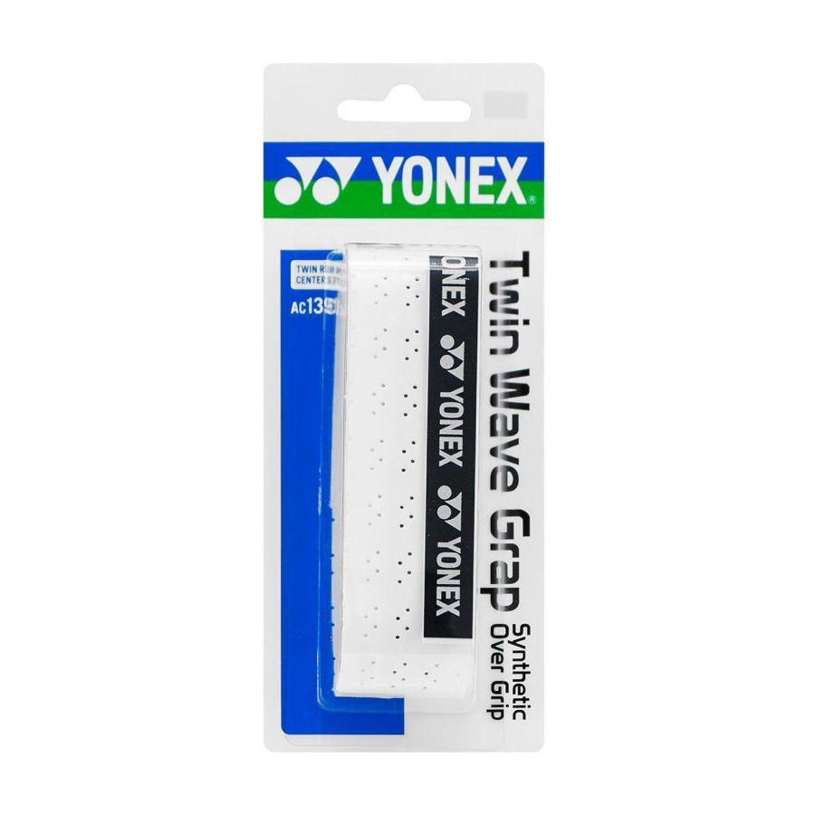 Обмотка для ручки Yonex Overgrip AC139EX Twin Wave Grap x1, White