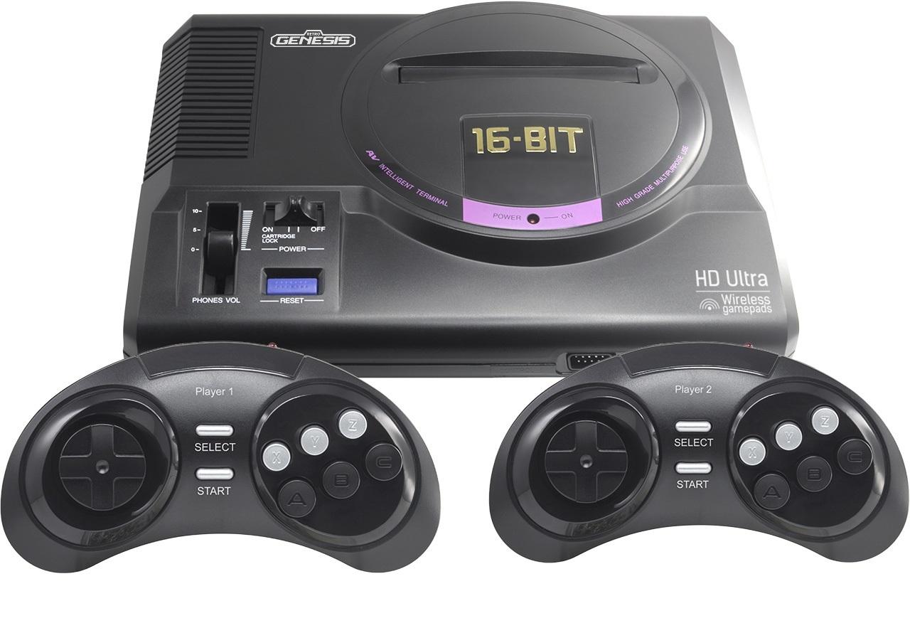 SEGA Retro Genesis HD Ultra + 150 игр (2 беспроводных 2.4ГГц джойстика, HDMI кабель)