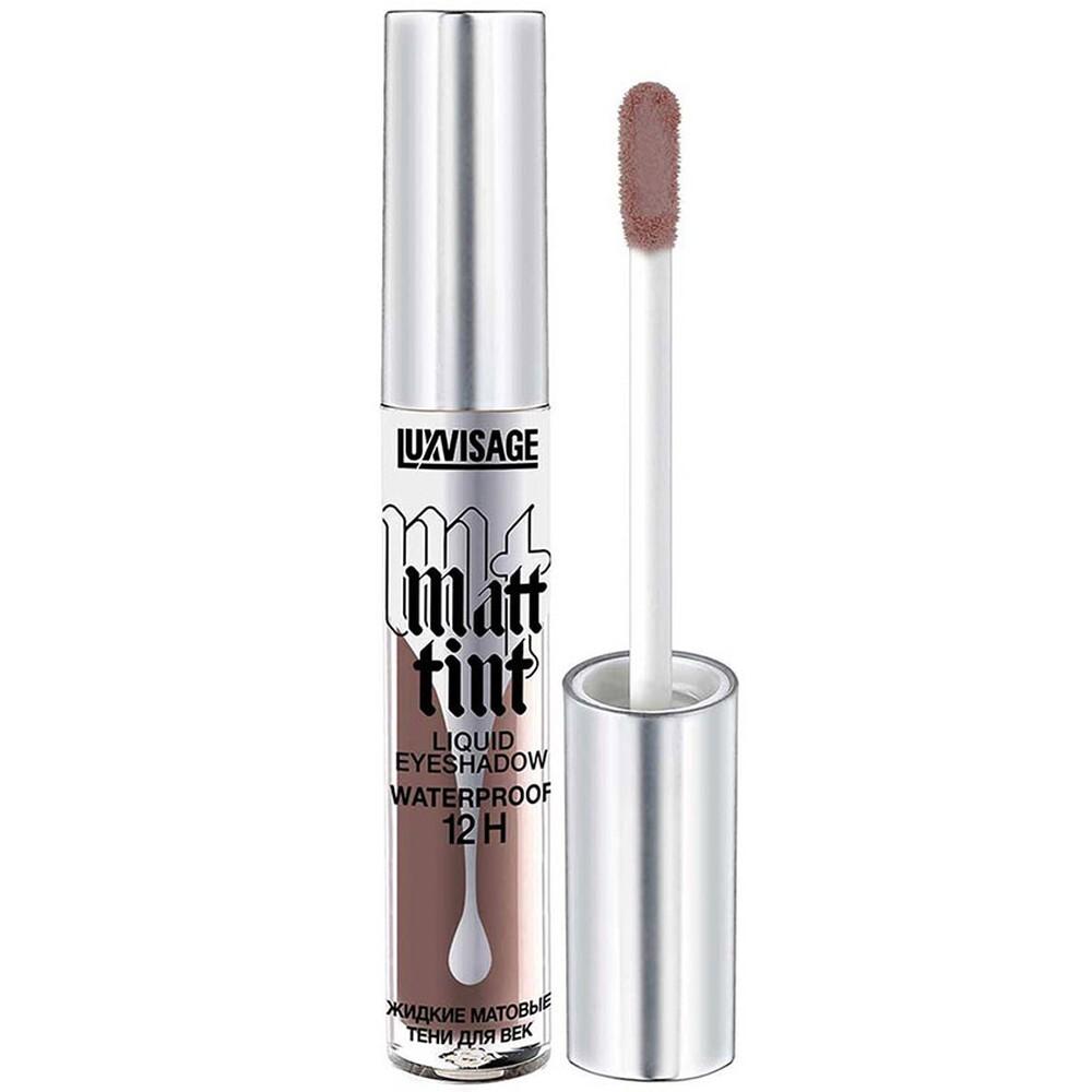 LUXVISAGE Тени для век MATT TINT LIQUID EYESHADOW WATERPROOF 12H жидкие матовые тон 108