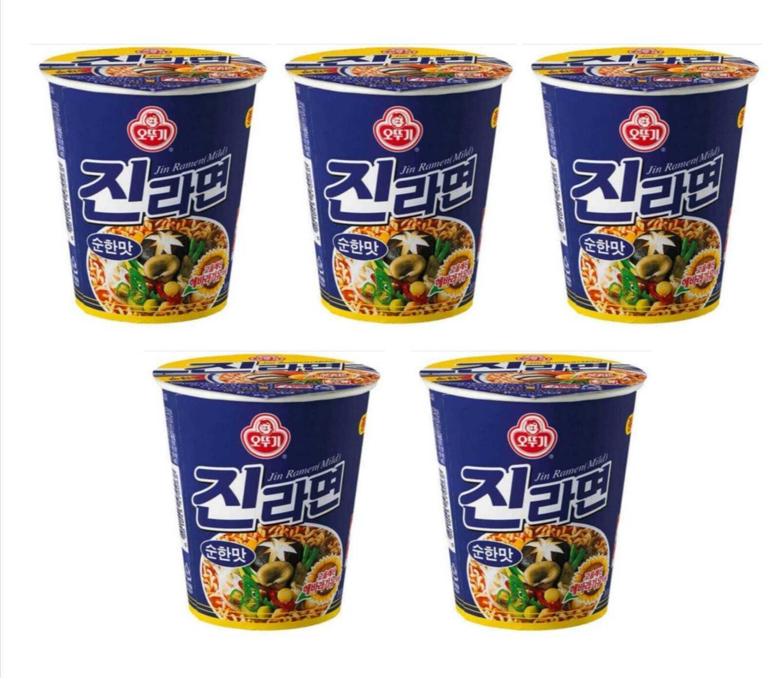 Лапша Ottogi Jin Ramen Mild 65 г 5 шт